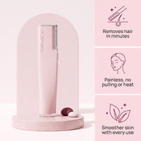 GLEAUX ONE+ sonic dermaplaning pen: removes hair in minutes, painless, smoother skin