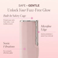 Built-in safety cage, Microfine Edge and sonic vibrations